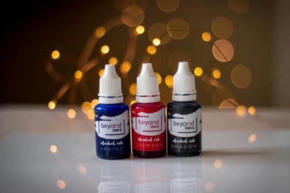 Alcohol Ink Pack 3 - Crimson, Shadow & Indigo | Reliance Fine Art |Alcohol InkArtist Inks