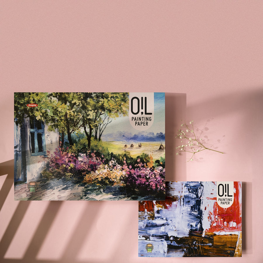 Anupam A3 Oil Painting Paper Pad 250 GSM | Reliance Fine Art |Art PadsPaper Pads for PaintingSketch Pads & Papers