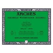 Arches 100% Cotton Watercolor Block (A4 Size: 23x31cms) Cold Pressed; 300 GSM; 20 Sheets | Reliance Fine Art |Arches 100% Cotton Watercolor PaperArches Watercolor PaperSketch Pads & Papers