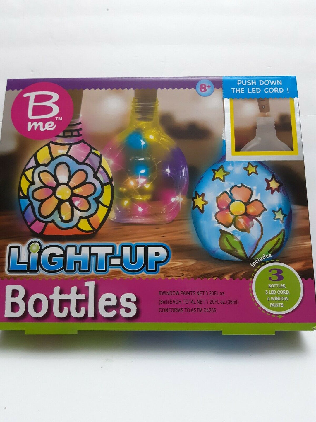 B ME LIGHT-UP BOTTLES LED CRAFT KIT | Reliance Fine Art |