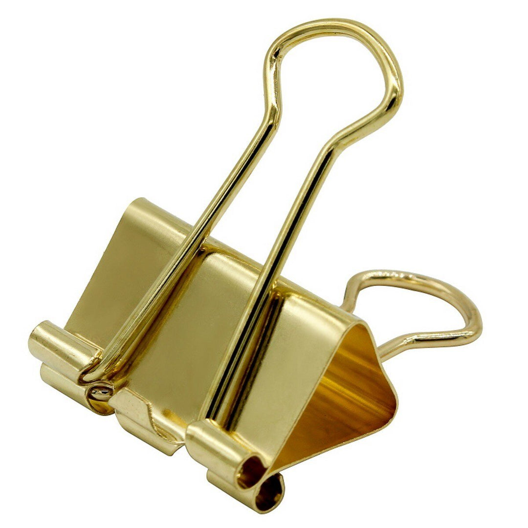 Binder Clips Gold 19mm 40pcs Box (BRGG19MM) | Reliance Fine Art |Art Tools & Accessories