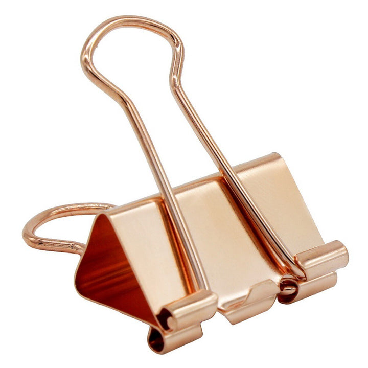 Binder Clips Rose Gold 25mm 48pcs Box (BRGC25MM) | Reliance Fine Art |Art Tools & Accessories