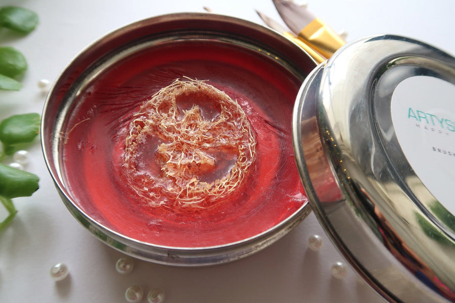 Brush Cleaning Soap Jar Jute Texture by Artyshils | Reliance Fine Art |Acrylic Mediums & VarnishesOil Mediums & Varnish