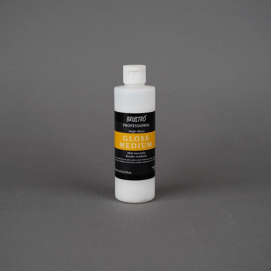 Brustro Fluid High Gloss Medium 200ml (BRPG200) | Reliance Fine Art |Acrylic Mediums & Varnishes