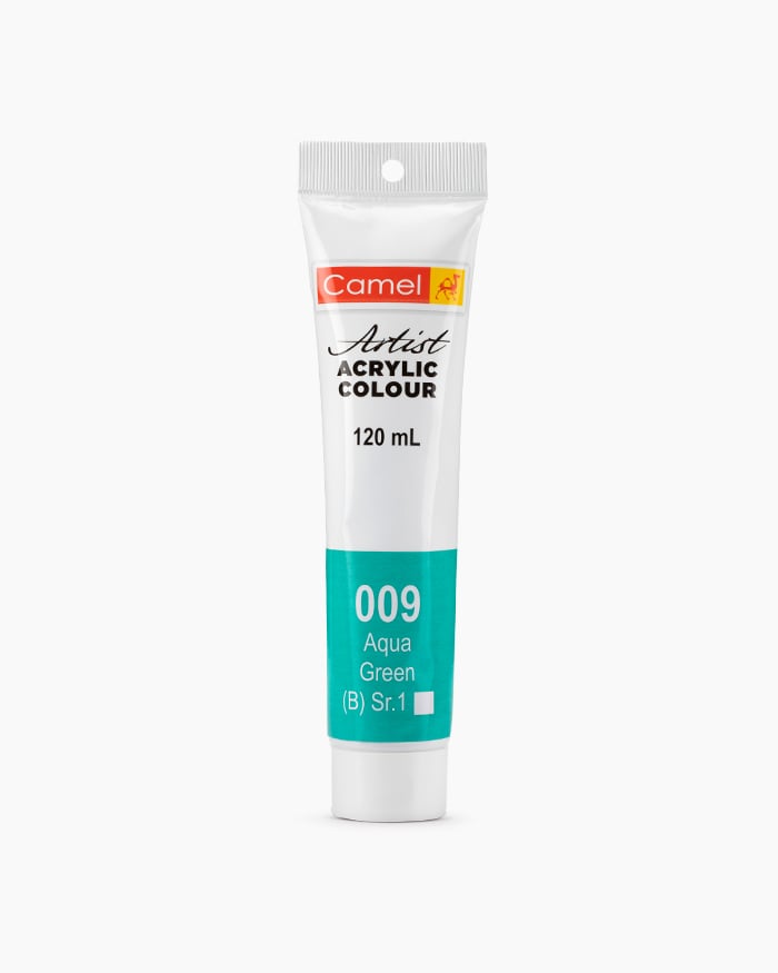 Camel Acrylic 120ml 009 Aqua green | Reliance Fine Art |Acrylic PaintsCamel Acrylic Paint 120 MLCamel Artist Acrylic Paint