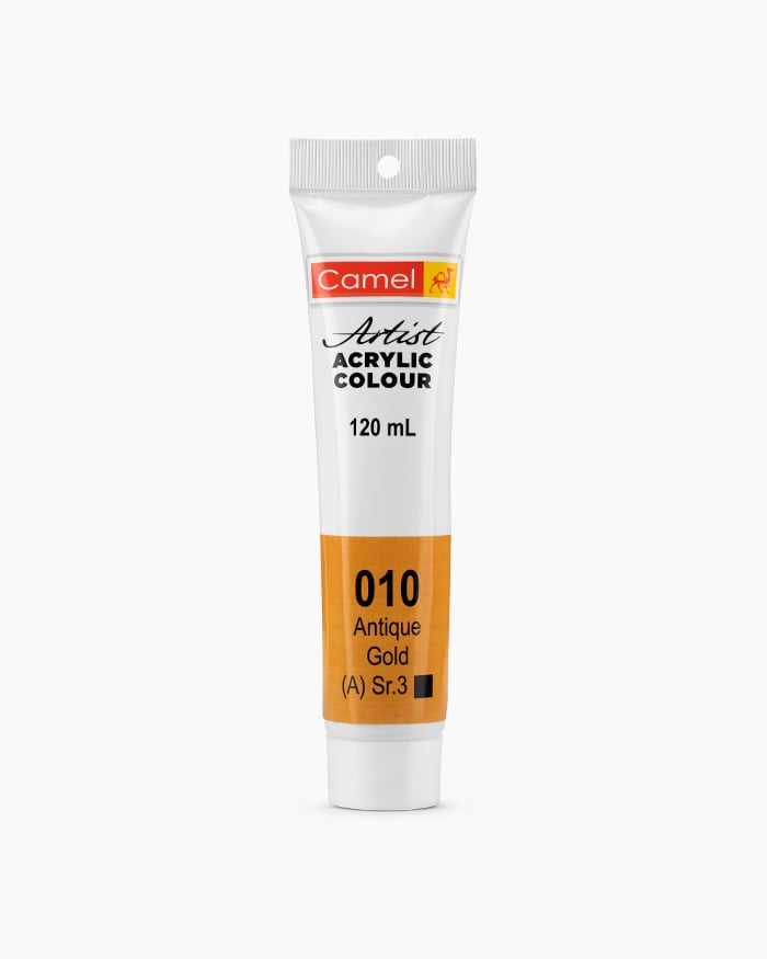 Camel Acrylic 120ml 010 Antique Gold | Reliance Fine Art |Acrylic PaintsCamel Acrylic Paint 120 MLCamel Artist Acrylic Paint