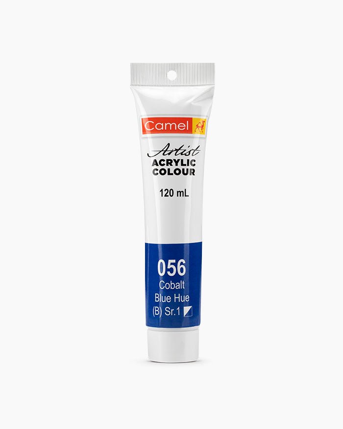 Camel Acrylic 120ml 056 cobalt blue hue | Reliance Fine Art |Acrylic PaintsCamel Acrylic Paint 120 MLCamel Artist Acrylic Paint