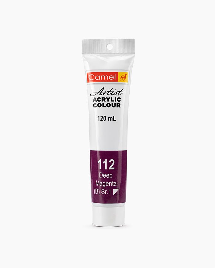 Camel Acrylic 120ml 112 deep magenta | Reliance Fine Art |Acrylic PaintsCamel Acrylic Paint 120 MLCamel Artist Acrylic Paint
