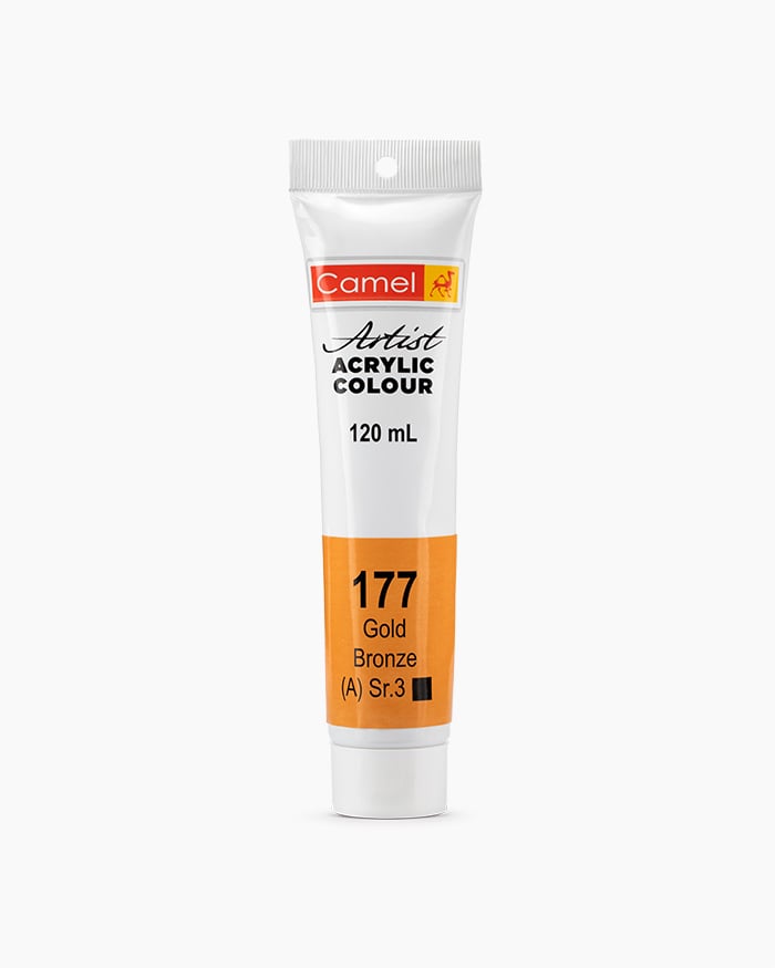 Camel Acrylic 120ml 177 Gold Bronze | Reliance Fine Art |Acrylic PaintsCamel Acrylic Paint 120 MLCamel Artist Acrylic Paint