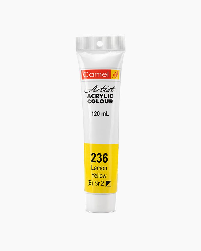 Camel Acrylic 120ml 236 lemon yellow | Reliance Fine Art |Acrylic PaintsCamel Acrylic Paint 120 MLCamel Artist Acrylic Paint