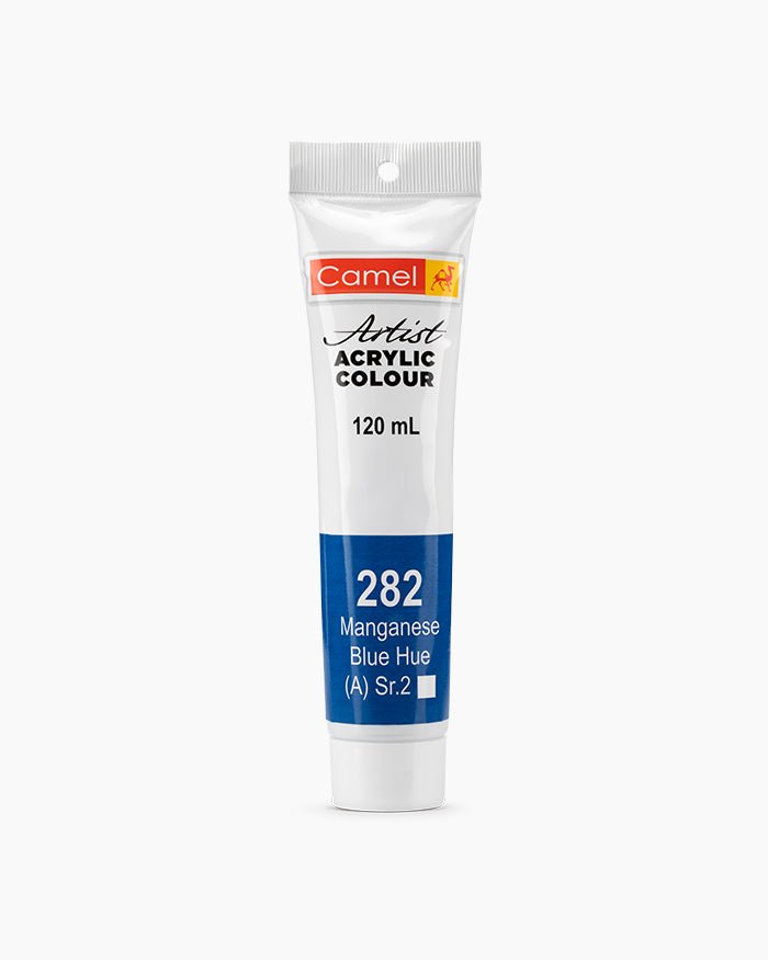Camel Acrylic 120ml 282 Maganese blue hue | Reliance Fine Art |Acrylic PaintsCamel Acrylic Paint 120 MLCamel Artist Acrylic Paint