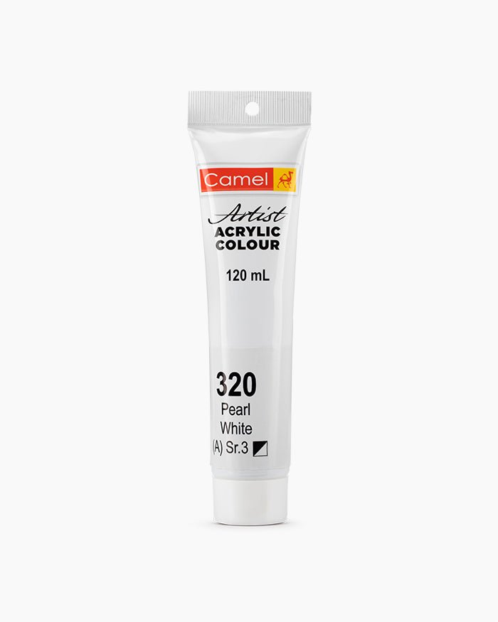Camel Acrylic 120ml 320 Pearl White | Reliance Fine Art |Acrylic PaintsCamel Acrylic Paint 120 MLCamel Artist Acrylic Paint