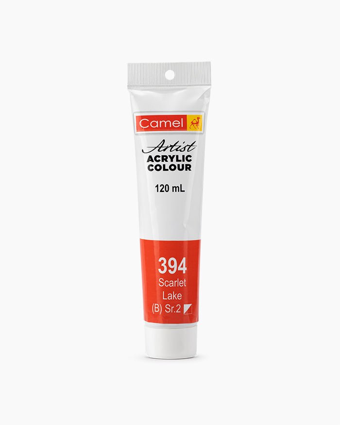 Camel Acrylic 120ml 394 Scarlet Lake | Reliance Fine Art |Acrylic PaintsCamel Acrylic Paint 120 MLCamel Artist Acrylic Paint