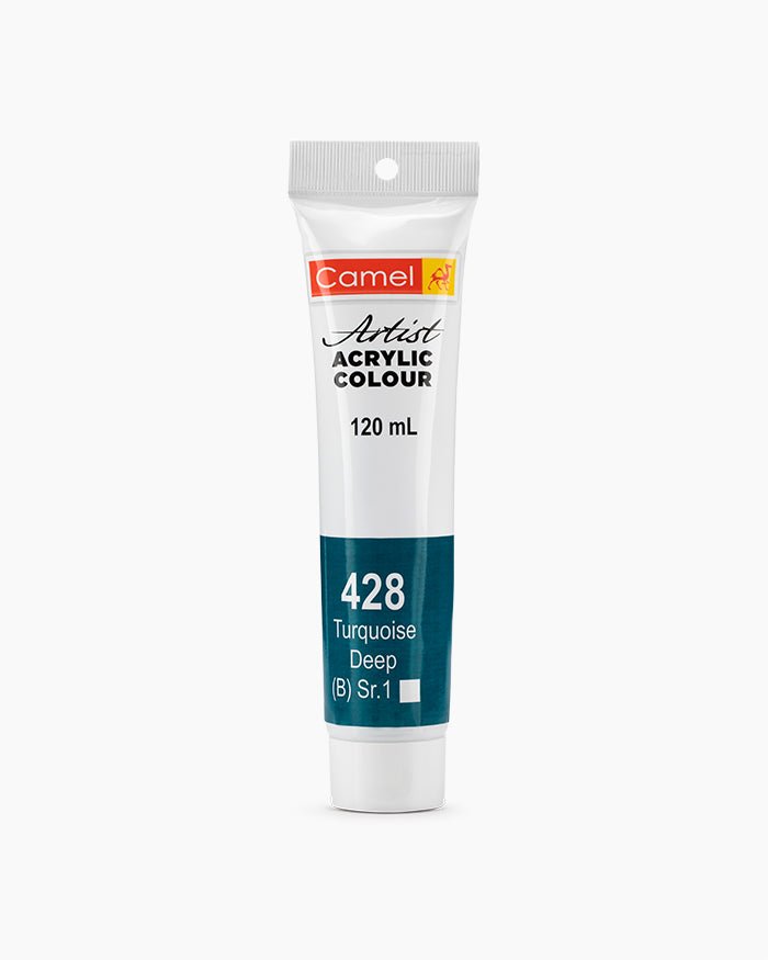 Camel Acrylic 120ml 428 Turquoise Deep | Reliance Fine Art |Acrylic PaintsCamel Acrylic Paint 120 MLCamel Artist Acrylic Paint
