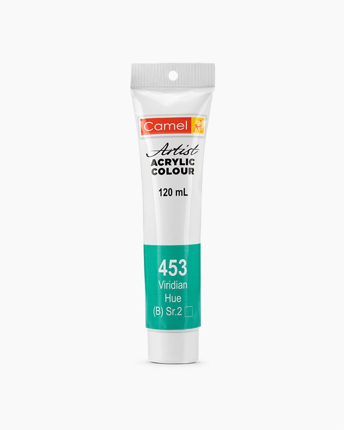 Camel Acrylic 120ml 453 Viridian hue | Reliance Fine Art |Acrylic PaintsCamel Acrylic Paint 120 MLCamel Artist Acrylic Paint