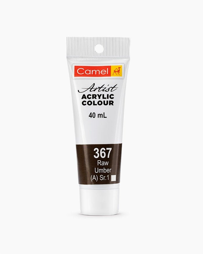 Camel Acrylic 40ml 367 Raw Umber | Reliance Fine Art |Acrylic PaintsCamel Acrylic Paint 40 MLCamel Artist Acrylic Paint
