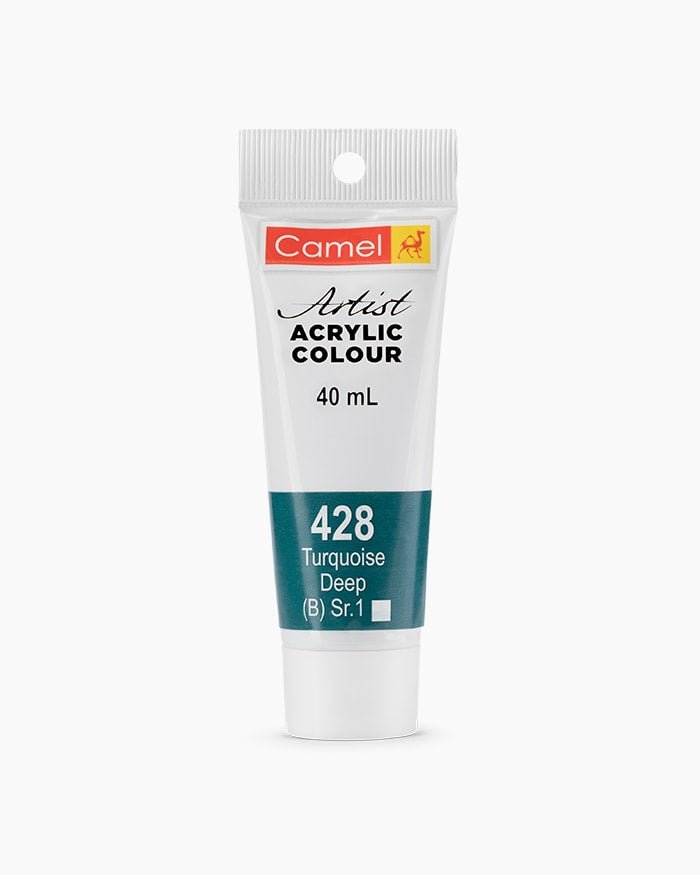 Camel Acrylic 40ml 428 Turquoise deep | Reliance Fine Art |Acrylic PaintsCamel Acrylic Paint 40 MLCamel Artist Acrylic Paint