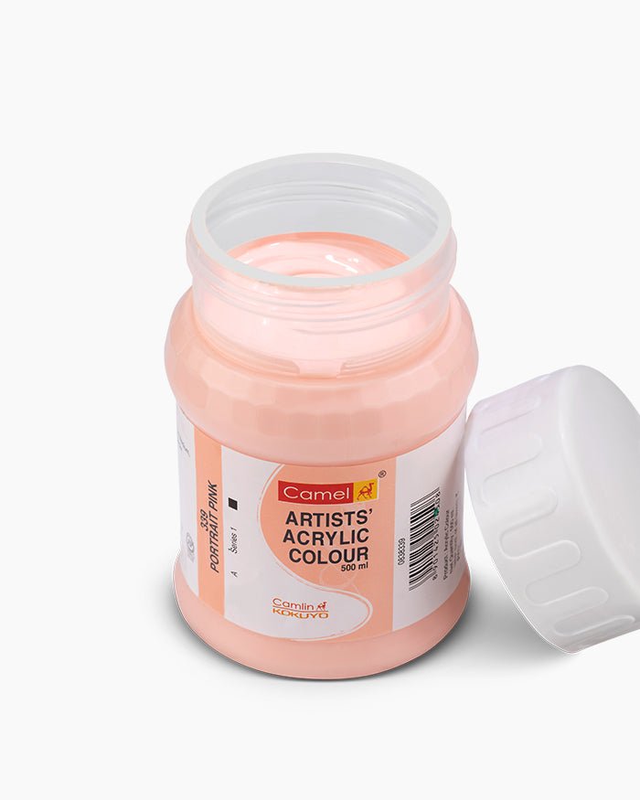 CAMEL ACRYLIC 500ML 339 PORTRAIT PINK | Reliance Fine Art |Camel Artist Acrylic Paint