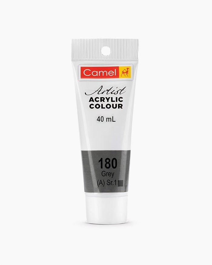 Camel Artist Acrylic 40ML 180 Grey | Reliance Fine Art |Camel Artist Acrylic Paint