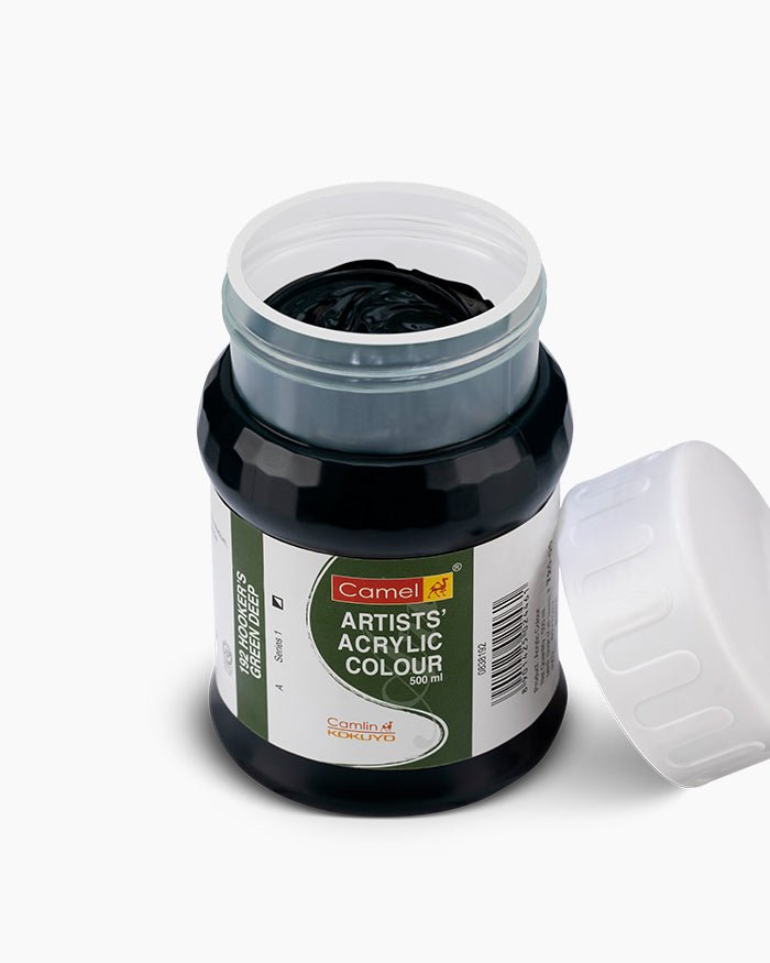 Camel Artist Acrylic Color 500ML Hooker`s Green Deep 192 | Reliance Fine Art |Acrylic PaintsCamel Acrylic Paint 500 MLCamel Artist Acrylic Paint