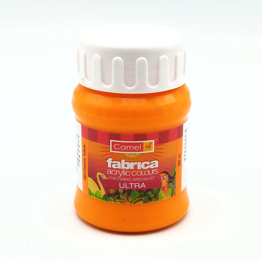 Camel Fabrica Acrylic Color 100ML Chrome Yellow (084) | Reliance Fine Art |Acrylic PaintsCamel Fabrica Acrylic PaintCamel Fabrica Acrylic Paint 100 ML