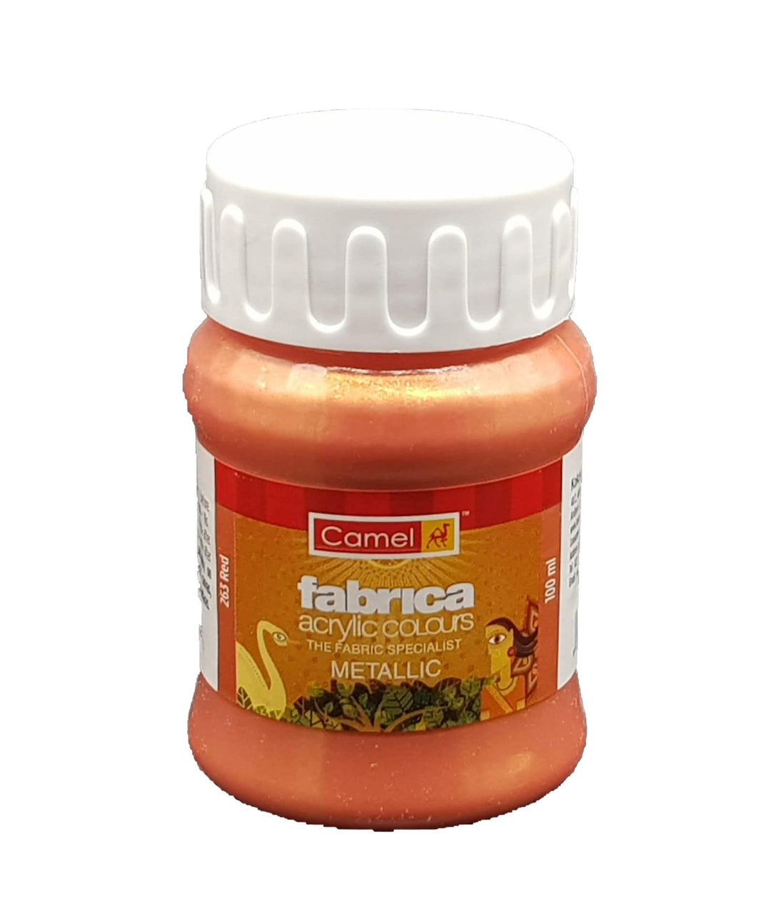 Camel Fabrica Acrylic Color 100ML Metallic Red (263) | Reliance Fine Art |Acrylic PaintsCamel Fabrica Acrylic PaintCamel Fabrica Acrylic Paint 100 ML