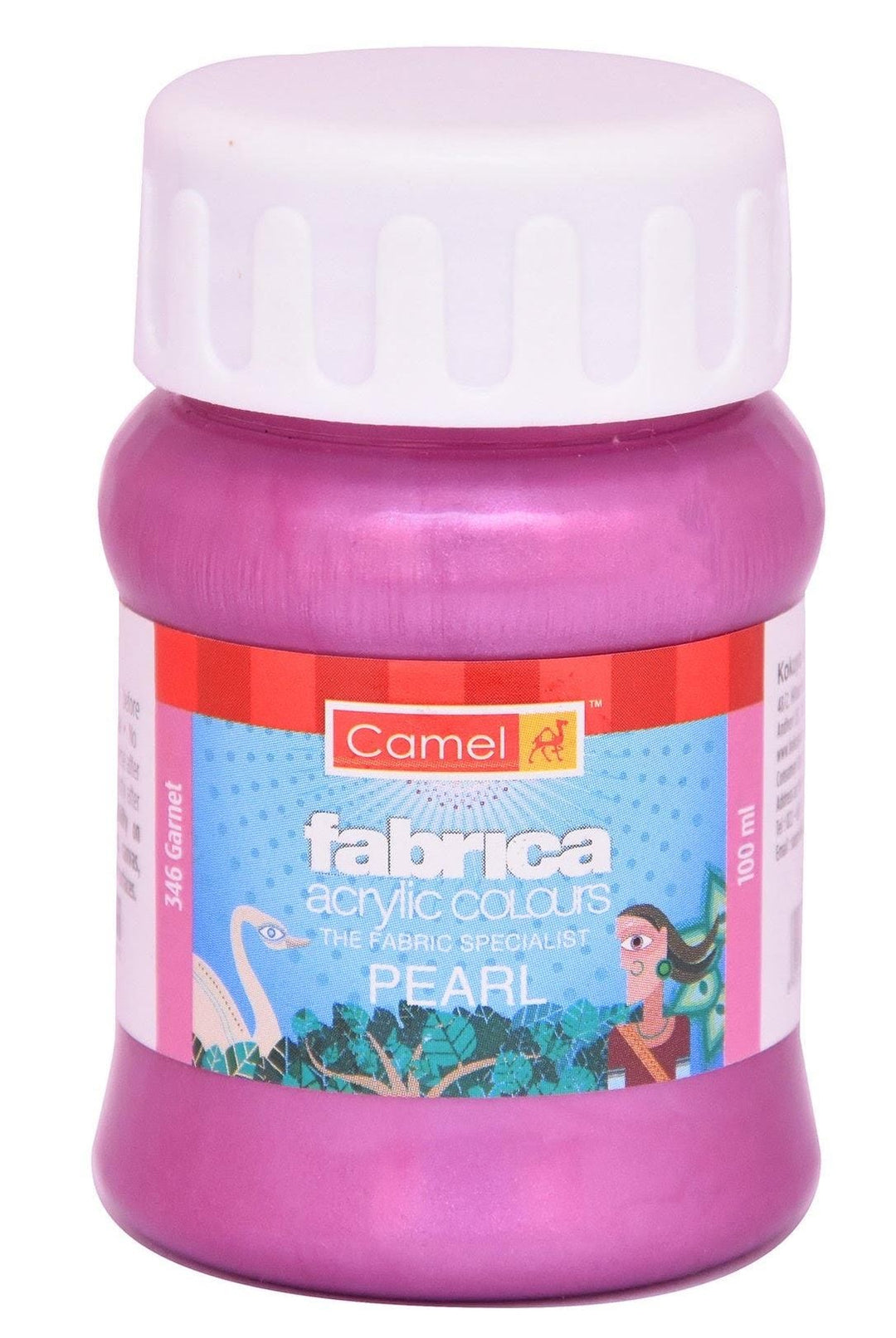 Camel Fabrica Acrylic Color 500ML Pearl Garnet (346) | Reliance Fine Art |Acrylic PaintsCamel Fabrica Acrylic PaintCamel Fabrica Acrylic Paint 500 ML