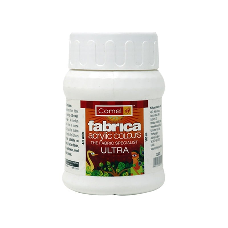 Camel Fabrica Acrylic Color 500ML Pearl White (320) | Reliance Fine Art |Acrylic PaintsCamel Fabrica Acrylic PaintCamel Fabrica Acrylic Paint 500 ML