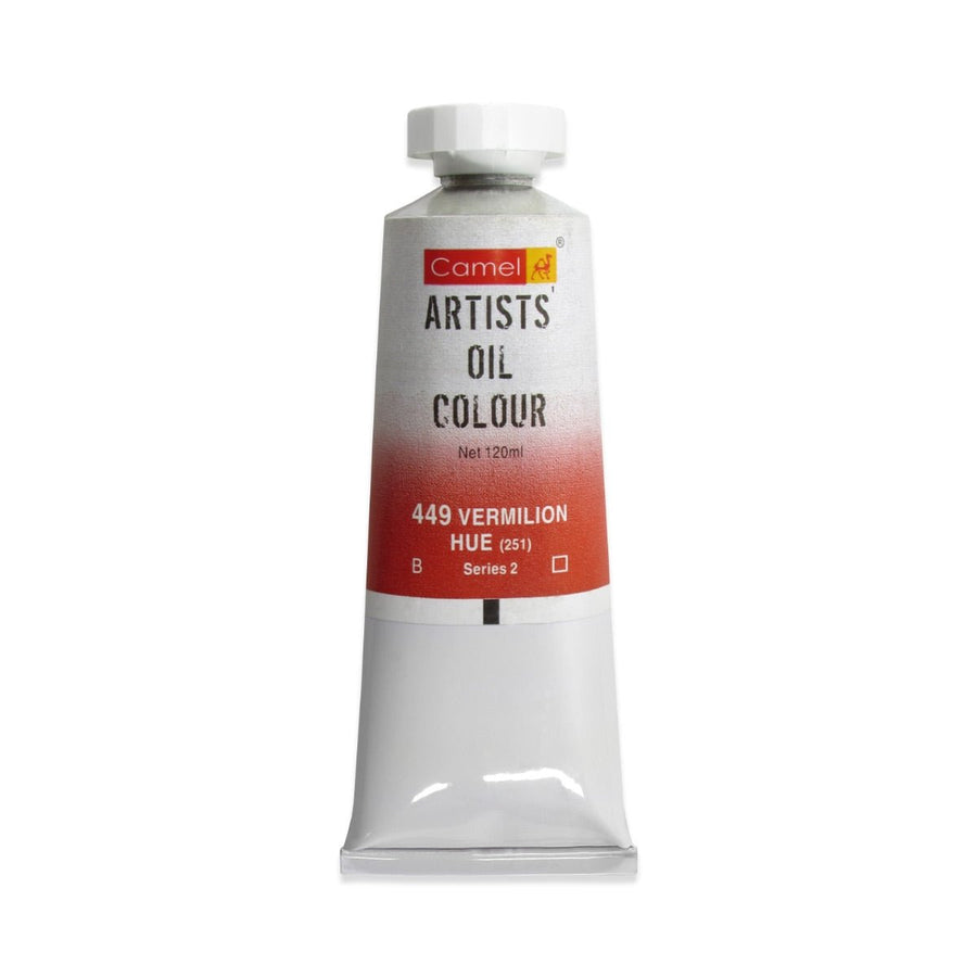 Camel Oil Colour 120 ml 449 Vermilion hue | Reliance Fine Art |Camel Oil Colours 120 MLOil Paints
