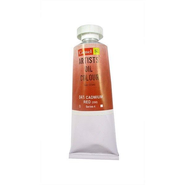 Camel Oil Colour 120ml 044 Cadmium Red Deep | Reliance Fine Art |Camel Oil Colours 120 MLOil Paints