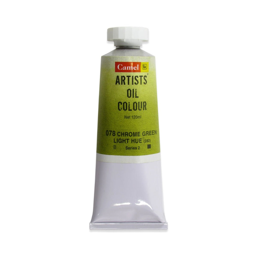 Camel Oil Colour 120ml 078 Chrome Green Light | Reliance Fine Art |Camel Oil Colours 120 MLOil Paints