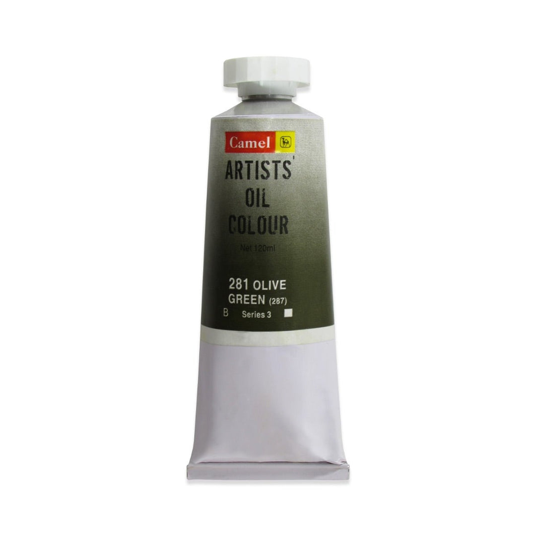 Camel Oil Colour 120ml 281 Olive Green | Reliance Fine Art |Camel Oil Colours 120 MLOil Paints