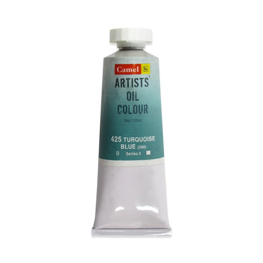 Camel Oil Colour 120ml 425 Turquoise Blue | Reliance Fine Art |Camel Oil Colours 120 MLOil Paints