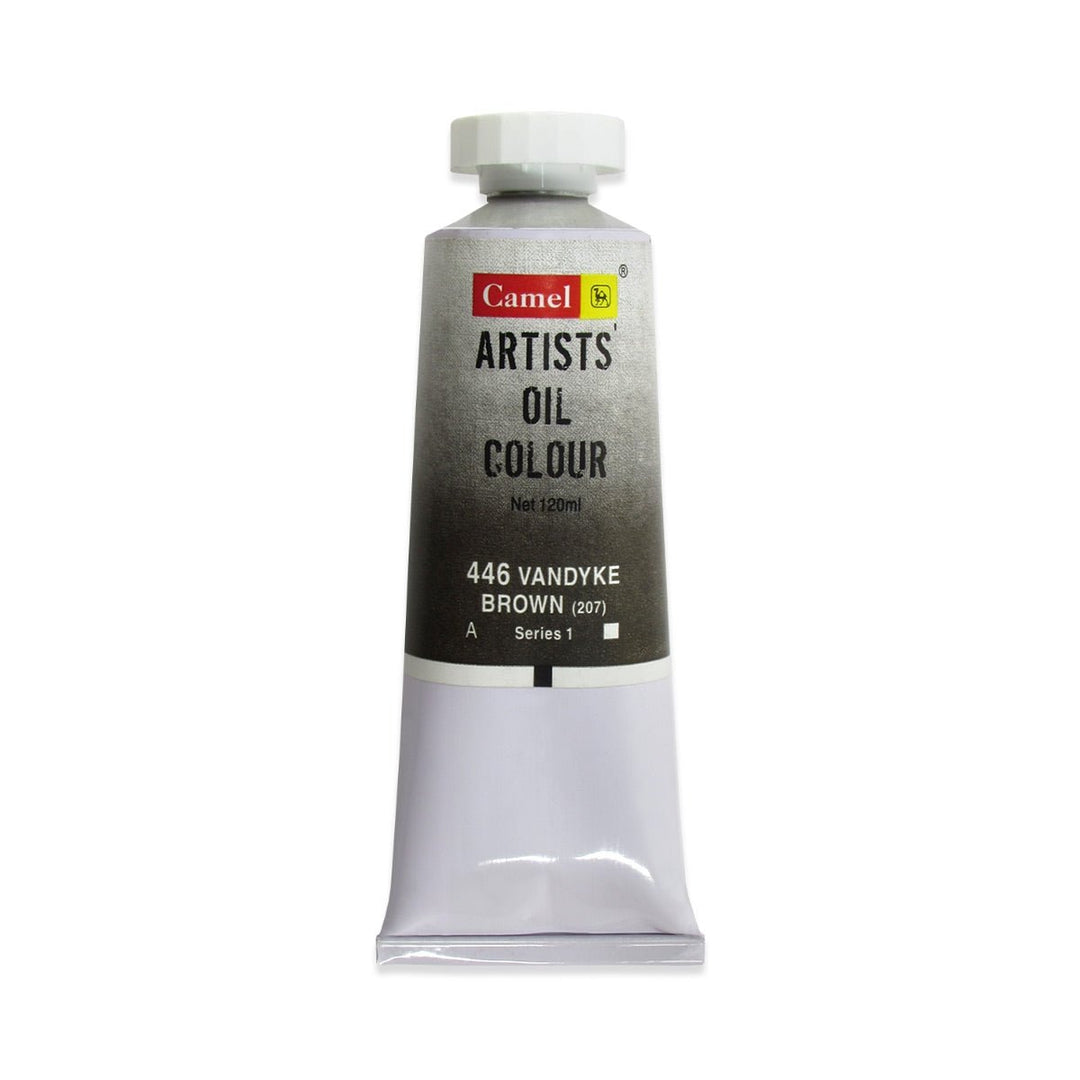 Camel Oil Colour 120ml 446 Vandyke Brown | Reliance Fine Art |Camel Oil Colours 120 MLOil Paints