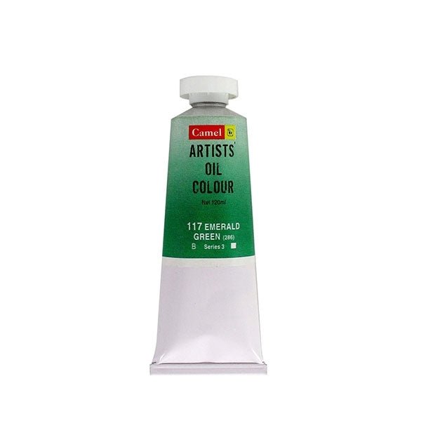 Camel Oil Colour 120ml Emerald Green (117) | Reliance Fine Art |Camel Oil Colours 120 MLOil Paints