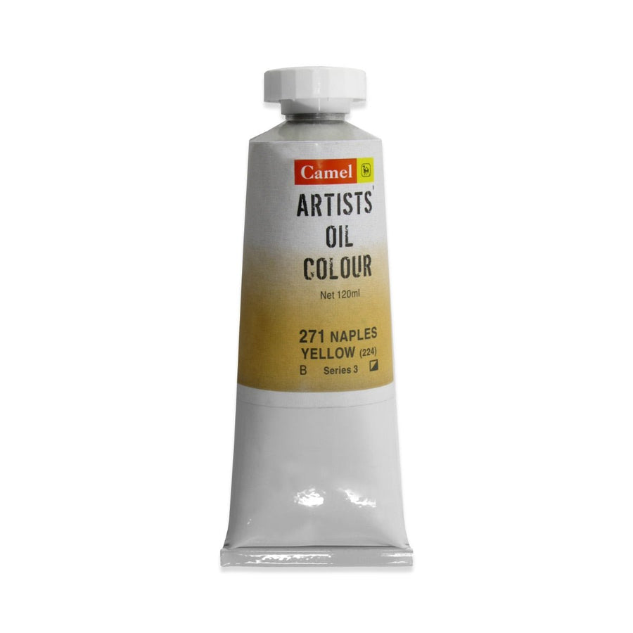 Camel Oil Colour 120ml Naples Yellow 271 | Reliance Fine Art |Camel Oil Colours 120 MLOil Paints