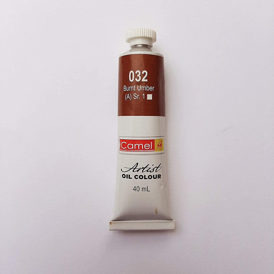 Camel Oil Colour 40ml 032 Burnt Umber | Reliance Fine Art |Camel Oil Colours 40 MLOil Paints