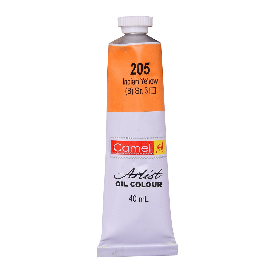Camel Oil Colour 40ml Indian Yellow 205 | Reliance Fine Art |Camel Oil Colours 40 MLOil Paints