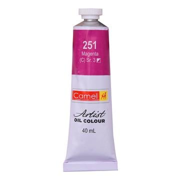 Camel Oil Colour 40ml Magenta 251 | Reliance Fine Art |Camel Oil Colours 40 MLOil Paints