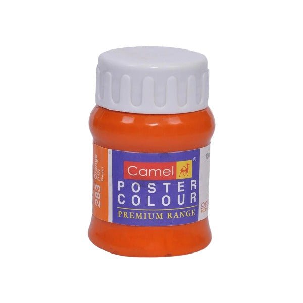Camel Poster Colour 100ML Orange (283) | Reliance Fine Art |Poster Colours