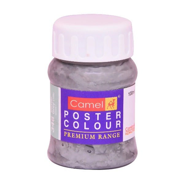 Camel Poster Colour 100ML Poster Grey (346) | Reliance Fine Art |Poster Colours