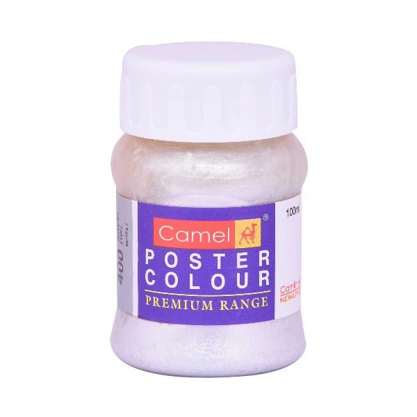 Camel Poster Colour 100ML Silver (400) | Reliance Fine Art |Poster Colours