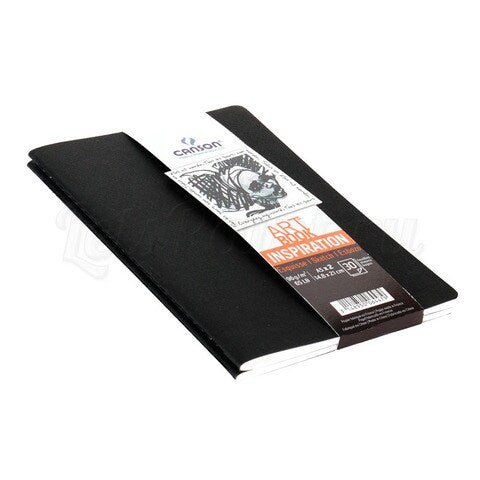 CANSON ARTBOOK INSPIRATION A4 96GM 36 SHeets - 2PCS (Black+Dark Grey) - 200006451 | Reliance Fine Art |Art JournalsArt PadsSketch Pads & Papers