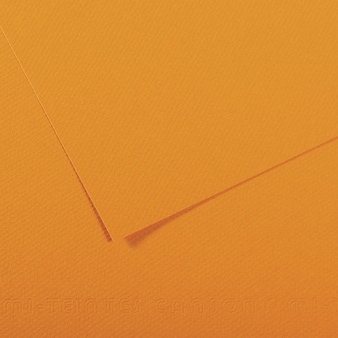 Canson Mi-Teintes Paper Cadmium Yellow Deep (553) - A4 (10 Sheets) | Reliance Fine Art |Canson Mi-Teintes A4 PacksSketch Pads & Papers