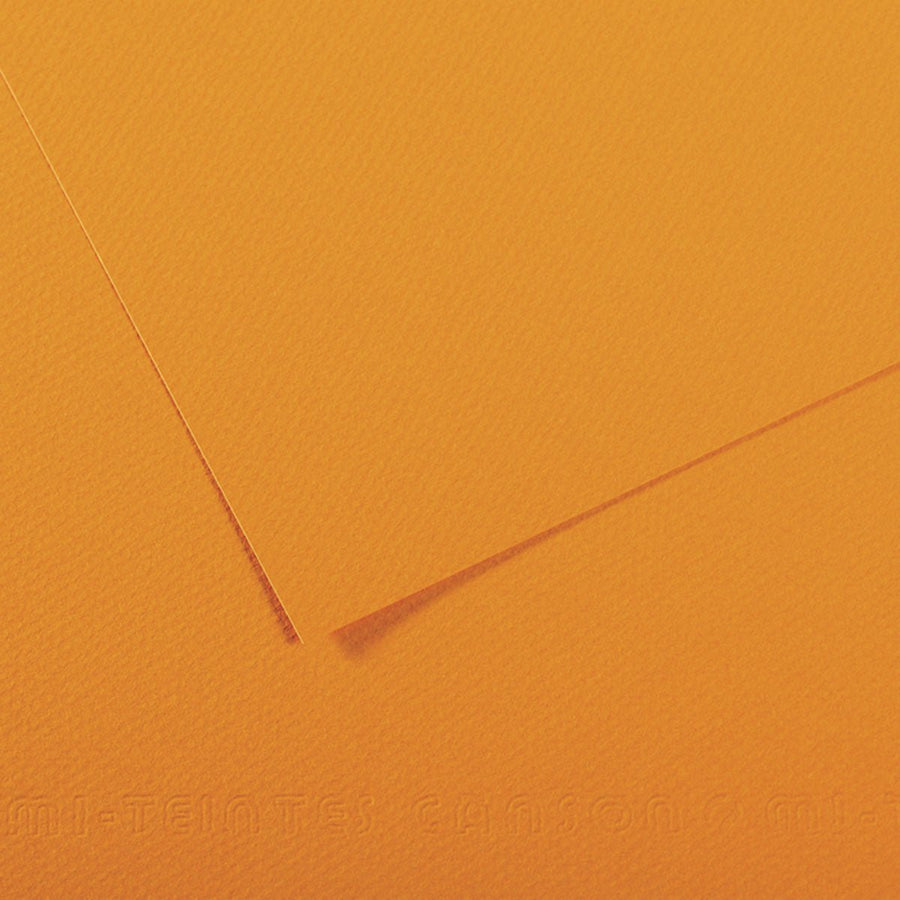 Canson Mi-Teintes Paper Cadmium Yellow Deep (553) - A4 (10 Sheets) | Reliance Fine Art |Canson Mi-Teintes A4 PacksSketch Pads & Papers