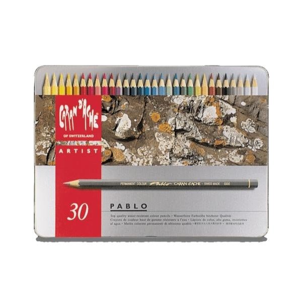 CaranD'ache Artist Pablo Pencils Set of 30 (666.330) | Reliance Fine Art |Sketching Pencils Sets