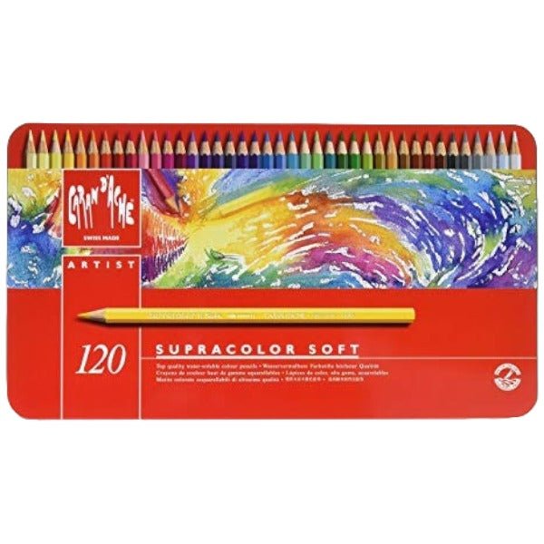 CaranD'ache Artist Supracolour Soft Pencils Set of 30 (3888.330) | Reliance Fine Art |Sketching Pencils Sets