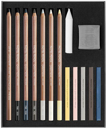 CaranD`ache Light and Shade Artist Pencils Set of 15 (776.815) | Reliance Fine Art |PastelsSketching Pencils Sets