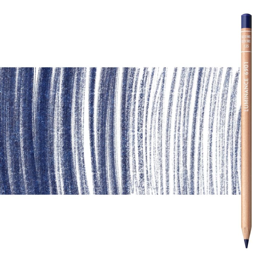 CaranD'ache Luminance 6901 Pencil Bleu De Nimes (135) | Reliance Fine Art |Carendache Luminance Singles