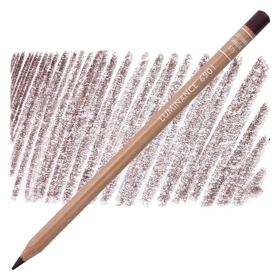 CaranD'ache Luminance 6901 Pencil Carmine Lake (575) | Reliance Fine Art |Carendache Luminance Singles